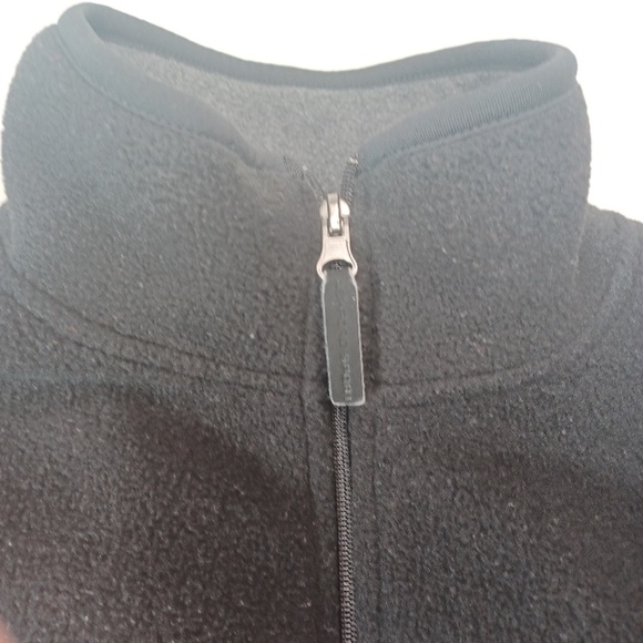 Men's Black Fleece Pullover Quarter Zip. Size: Small - Picture 4 of 15
